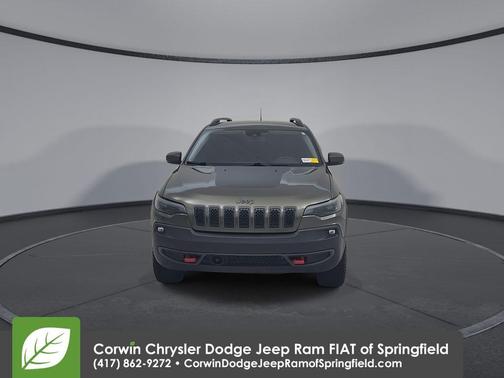 Olive Green Pearlcoat 2021 Jeep Cherokee Trailhawk