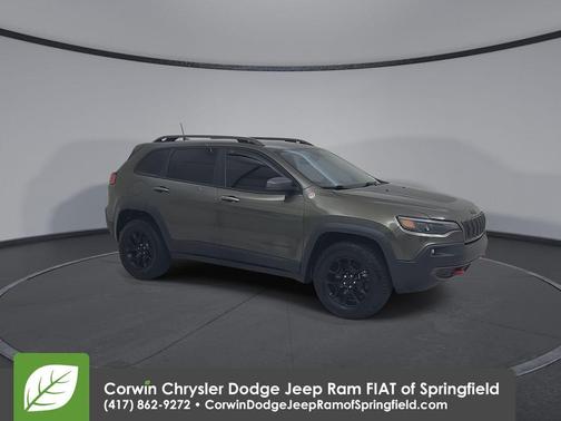Olive Green Pearlcoat 2021 Jeep Cherokee Trailhawk
