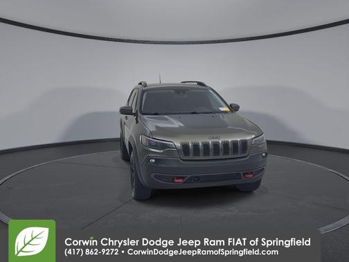 Olive Green Pearlcoat 2021 Jeep Cherokee Trailhawk