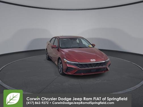 Red 2025 Hyundai ELANTRA Limited