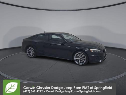 Mythos Black Metallic 2025 Audi A5 Sportback 45 S line quattro Premium