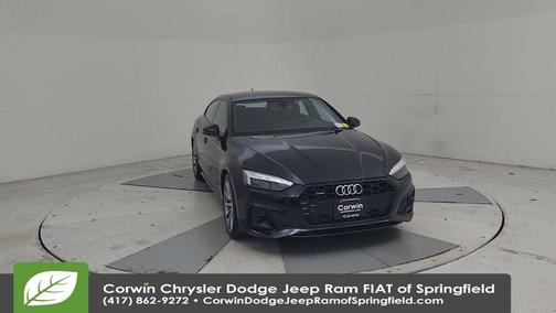 Mythos Black Metallic 2025 Audi A5 Sportback 45 S line quattro Premium