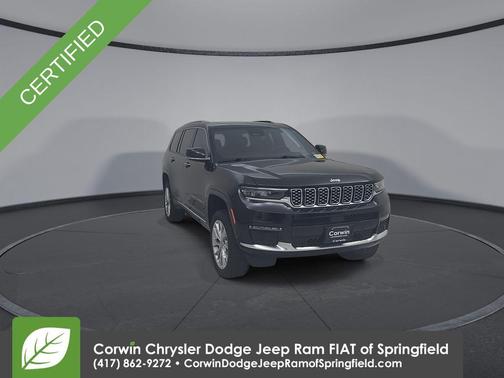 Diamond Black 2023 Jeep Grand Cherokee L Summit