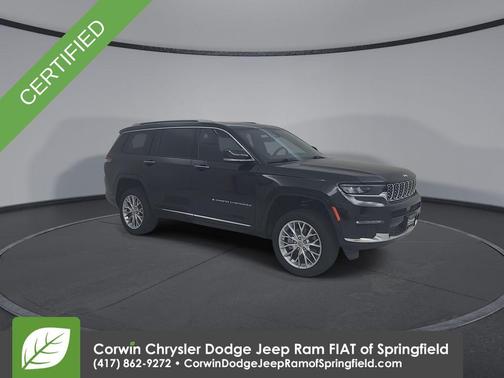 Diamond Black 2023 Jeep Grand Cherokee L Summit