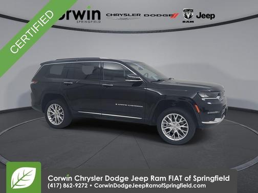 Diamond Black 2023 Jeep Grand Cherokee L Summit