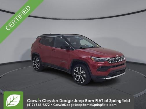 Red 2025 Jeep Compass Limited