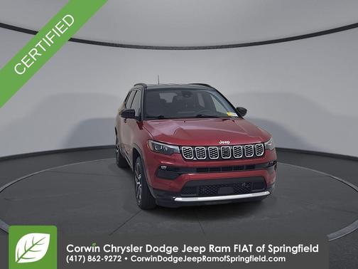 Red 2025 Jeep Compass Limited