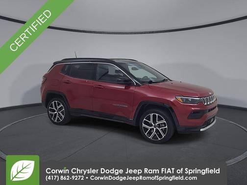Red 2025 Jeep Compass Limited