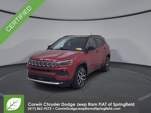 Red 2025 Jeep Compass Limited