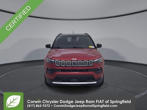 Red 2025 Jeep Compass Limited