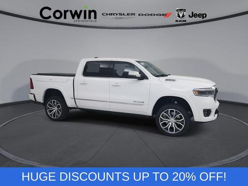 Bright White Clearcoat 2026 RAM 1500 Tungsten
