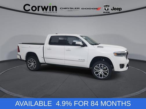 Bright White Clearcoat 2026 RAM 1500 Tungsten