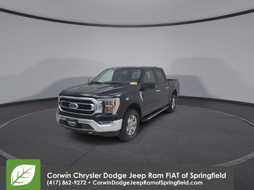 Blue Metallic 2021 Ford F-150 XLT