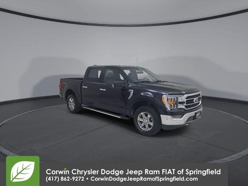 Blue Metallic 2021 Ford F-150 XLT