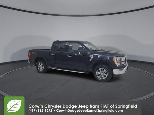 Blue Metallic 2021 Ford F-150 XLT