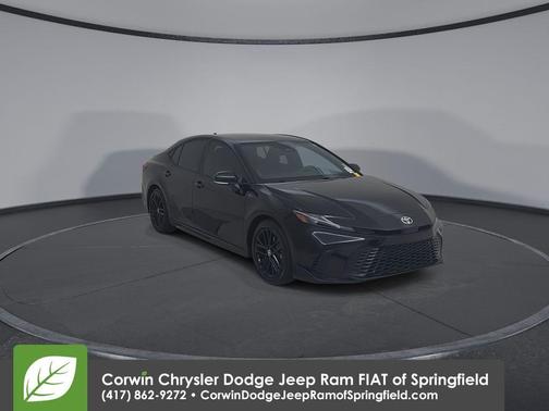 Midnight Black Metallic 2025 Toyota Camry SE