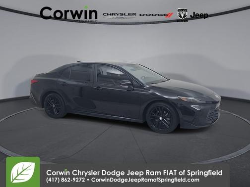 Midnight Black Metallic 2025 Toyota Camry SE
