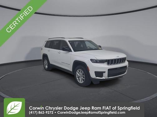 Bright White Clearcoat 2023 Jeep Grand Cherokee L Laredo