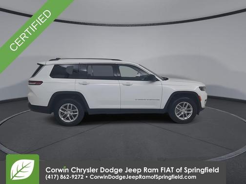 Bright White Clearcoat 2023 Jeep Grand Cherokee L Laredo