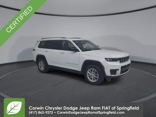 Bright White Clearcoat 2023 Jeep Grand Cherokee L Laredo