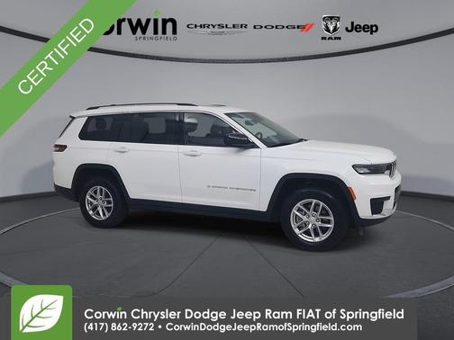 Bright White Clearcoat 2023 Jeep Grand Cherokee L Laredo
