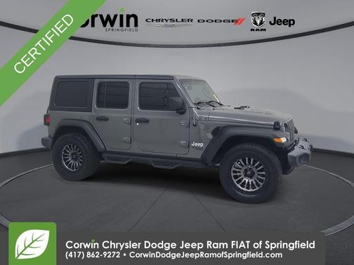 Sting Gray Clearcoat 2021 Jeep Wrangler Unlimited Sport