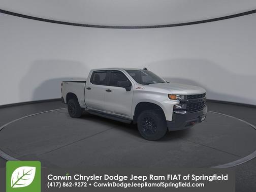 Silver Ice Metallic 2021 Chevrolet Silverado 1500 Custom Trail Boss