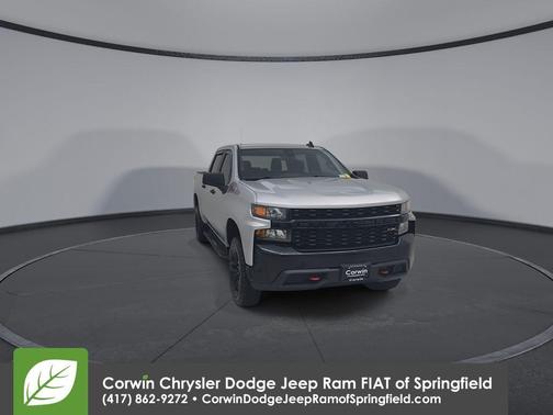Silver Ice Metallic 2021 Chevrolet Silverado 1500 Custom Trail Boss