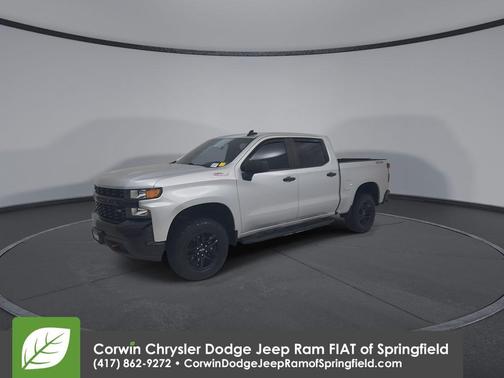 Silver Ice Metallic 2021 Chevrolet Silverado 1500 Custom Trail Boss