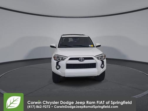 White 2018 Toyota 4Runner SR5