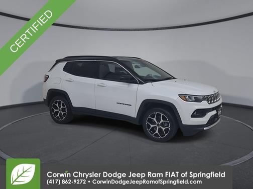 Bright White Clearcoat 2025 Jeep Compass Limited