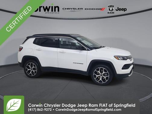 Bright White Clearcoat 2025 Jeep Compass Limited