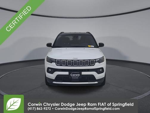 Bright White Clearcoat 2025 Jeep Compass Limited