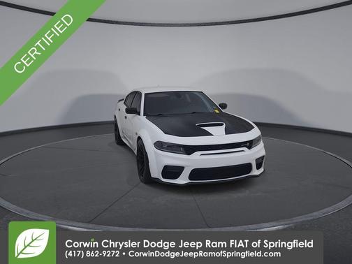 White Knuckle Clearcoat 2023 Dodge Charger Scat Pack