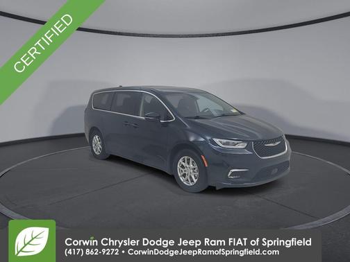 Fathom Blue Pearlcoat 2023 Chrysler Pacifica Touring-L