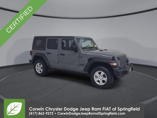 Sting Gray Clearcoat 2022 Jeep Wrangler Unlimited Sport
