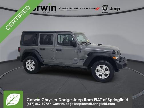 Sting Gray Clearcoat 2022 Jeep Wrangler Unlimited Sport