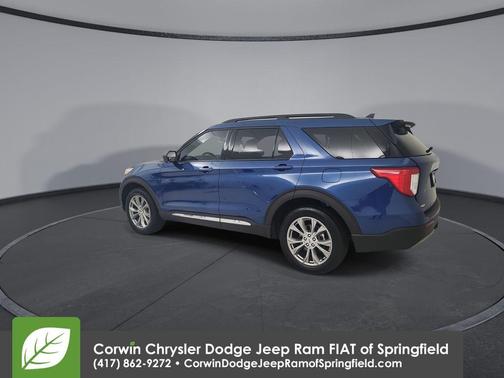 Atlas Blue Metallic 2022 Ford Explorer XLT