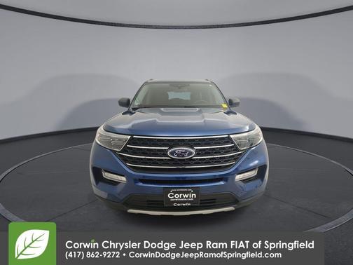 Atlas Blue Metallic 2022 Ford Explorer XLT