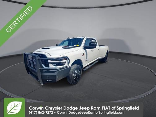 Bright White Clearcoat 2025 RAM 3500 Laramie