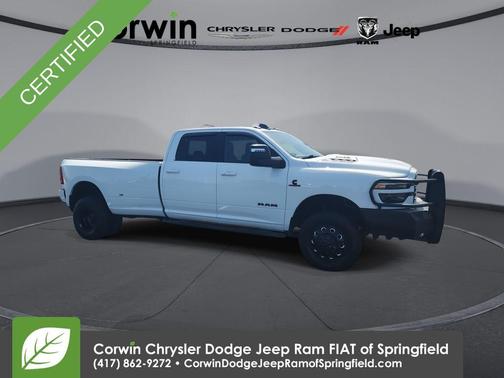 Bright White Clearcoat 2025 RAM 3500 Laramie
