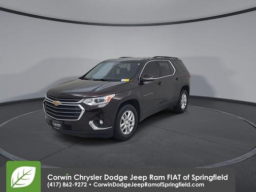 Black Cherry Metallic 2020 Chevrolet Traverse LT Cloth