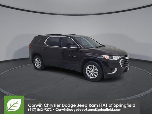 Black Cherry Metallic 2020 Chevrolet Traverse LT Cloth