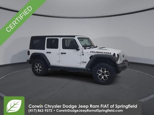 Bright White Clearcoat 2023 Jeep Wrangler Rubicon