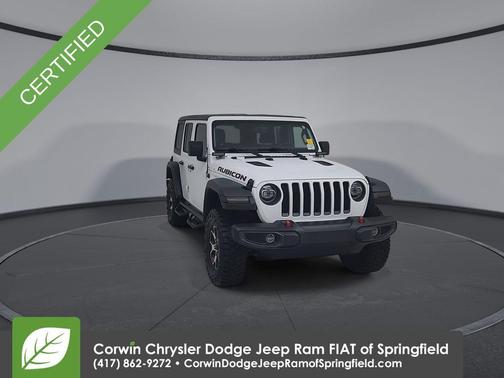 Bright White Clearcoat 2023 Jeep Wrangler Rubicon
