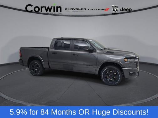 Granite Crystal Clearcoat Metallic 2026 RAM 1500 Big Horn/Lone Star
