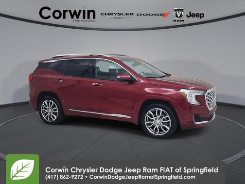 Volcanic Red 2023 GMC Terrain Denali