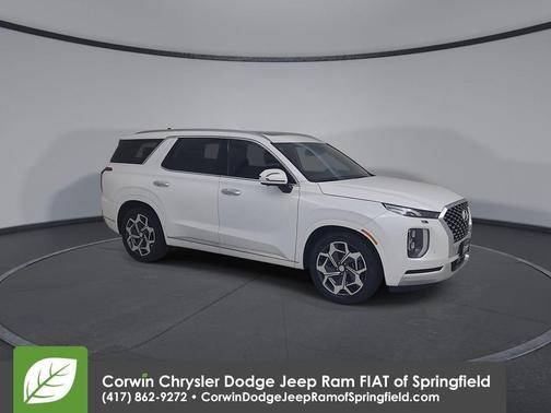 Hyper White 2021 Hyundai PALISADE Calligraphy