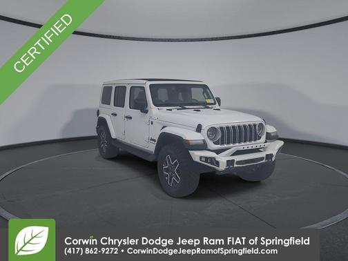 Bright White Clearcoat 2025 Jeep Wrangler Sahara