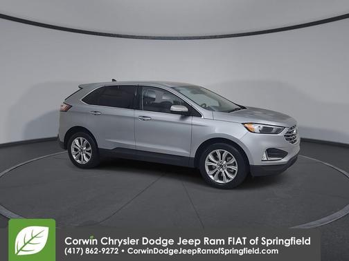 Silver Metallic 2024 Ford Edge Titanium